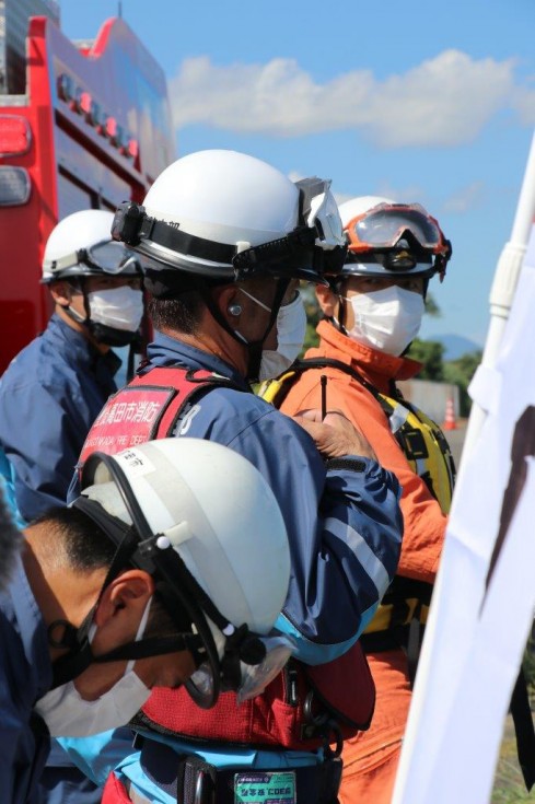 水難事故に備えて本番さながらの訓練を実施　　～大分県防災航空隊との合同訓練～の画像13