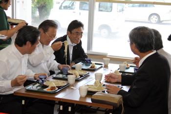 そば打ち体験では自分で打ったおそばを試食することも可能です！（別途料金が必要です）の画像