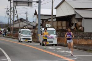 4区を走る岩尾始門選手