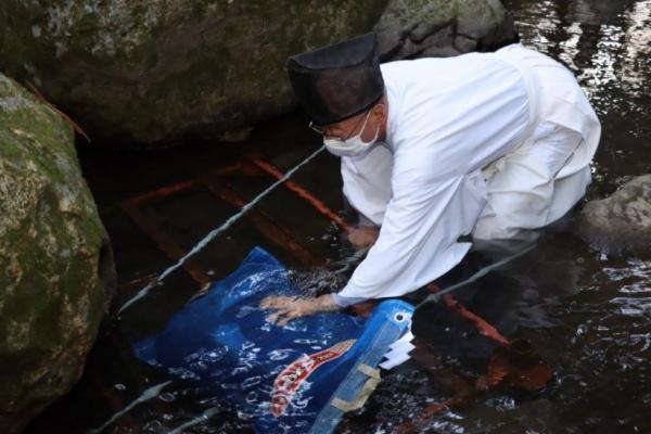 浸水の様子