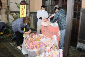 商店街会員による準備