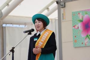 豊後高田市観光キャンペーンレディ山尾華織さんの写真