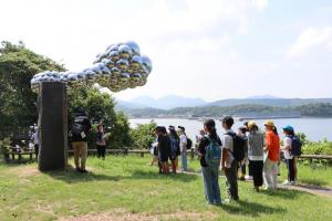 長崎鼻での研修の写真２枚目