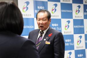 佐々木市長の写真