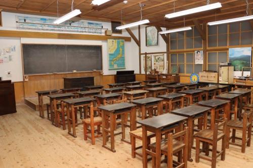 昭和の夢町小学校の教室の写真