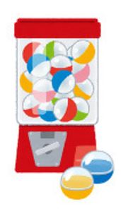 ガチャガチャイラスト