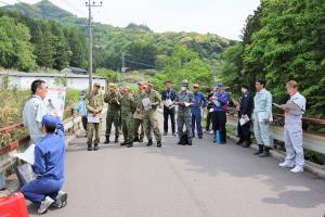 都甲地区でのパトロールの様子