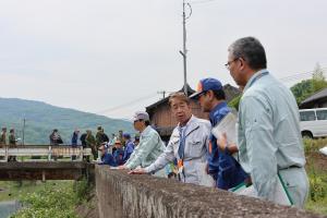 香々地叶渕地区でのパトロールの様子１