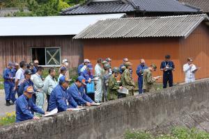 香々地叶渕地区でのパトロールの様子２
