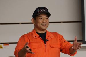 講師の防災レボ松田さとしさんの写真