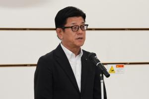 安田副市長の祝辞の写真