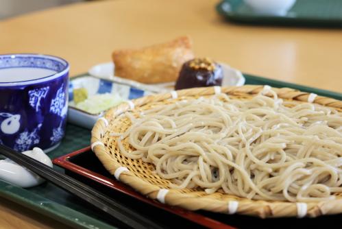 試食会で提供された春の新そばの写真