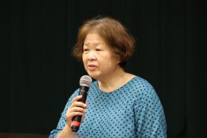 加祐会長があいさつしている写真