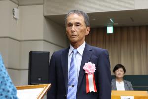 高田陸上クラブが表彰を受けている写真