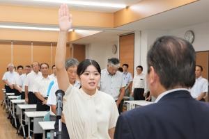 選手宣誓の様子