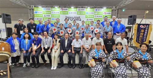 草地おどり保存会の皆さんの写真
