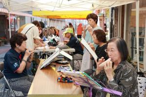 プラチナ市でのオカリナ演奏