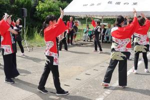 田染民謡の披露