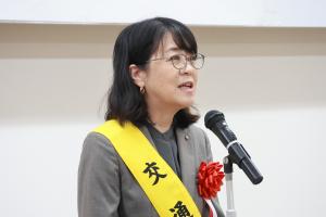 柴北友美北部振興局長があいさつをしている写真