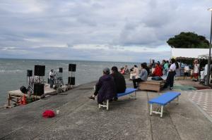 夕陽コンサート会場の写真