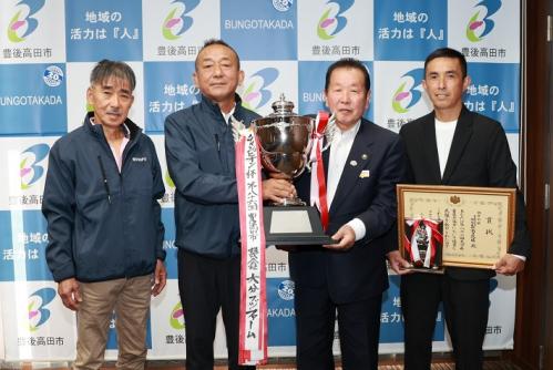 記念撮影の写真