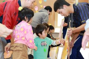 親子でぺったんの様子