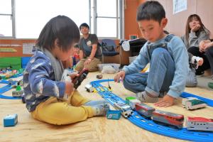 電車のおもちゃの部屋