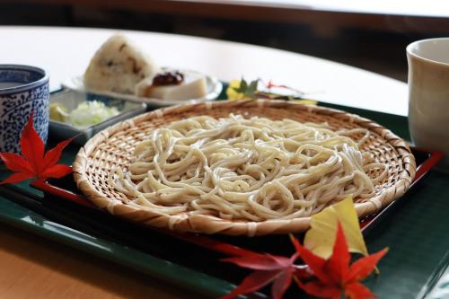 秋の新そばの写真