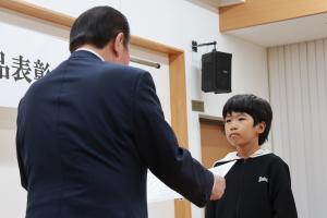 表彰式の様子の写真