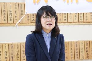 あいさつをしている柴北部長の写真