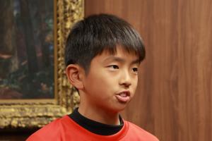 決意表明をする大西さん