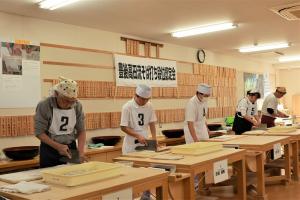 初段の試験中の写真