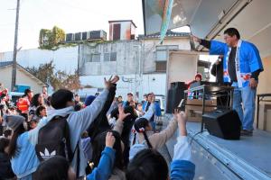 子供を対象にしたじゃんけん大会の写真