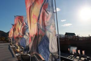 記念のぼりの写真