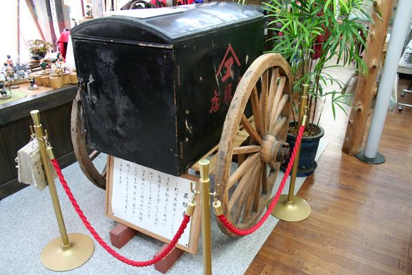 一店一宝の呉服車は、江戸時代から明治時代にかけて実際に使われていたものです。時代劇に出て来そうですね♪の画像