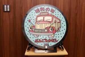 デザインマンホール蓋の写真