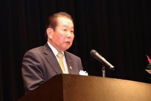 佐々木市長による式辞の写真