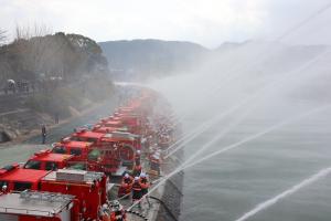 放水点検の写真