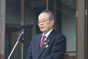 講評をしている河野教育長の写真