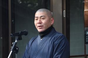 無動寺の住職の写真