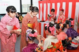 子ども茶道教室の茶話会