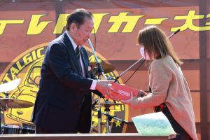 商店街スタンプラリー抽選会の写真