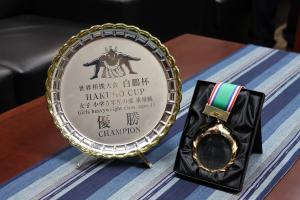 金メダルなどの写真