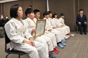 報告会に出席した選手の皆さん