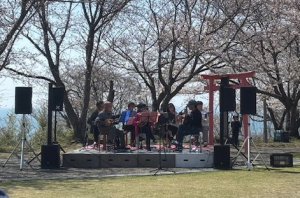 マンドリン演奏の写真