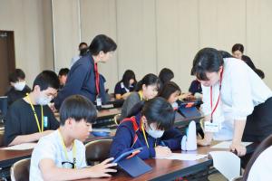 タブレット学習の様子
