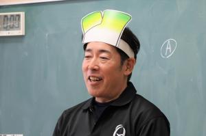 白ねぎ生産農家いずみさんのあいさつの様子