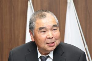 あいさつをする馬場さん