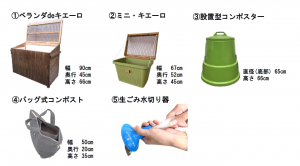 生ごみ処理器一覧