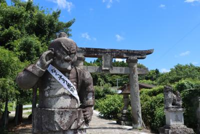 仁王像のタスキ掛け